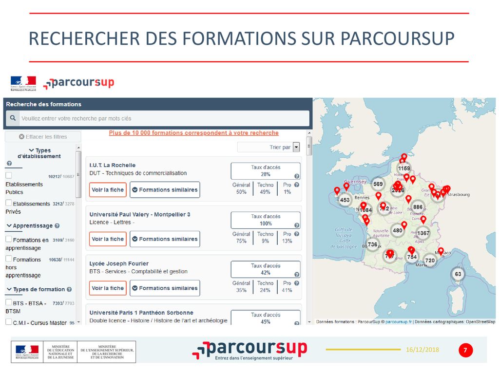 LES PRINCIPES CLES DE PARCOURSUP Des informations clés pour mieux